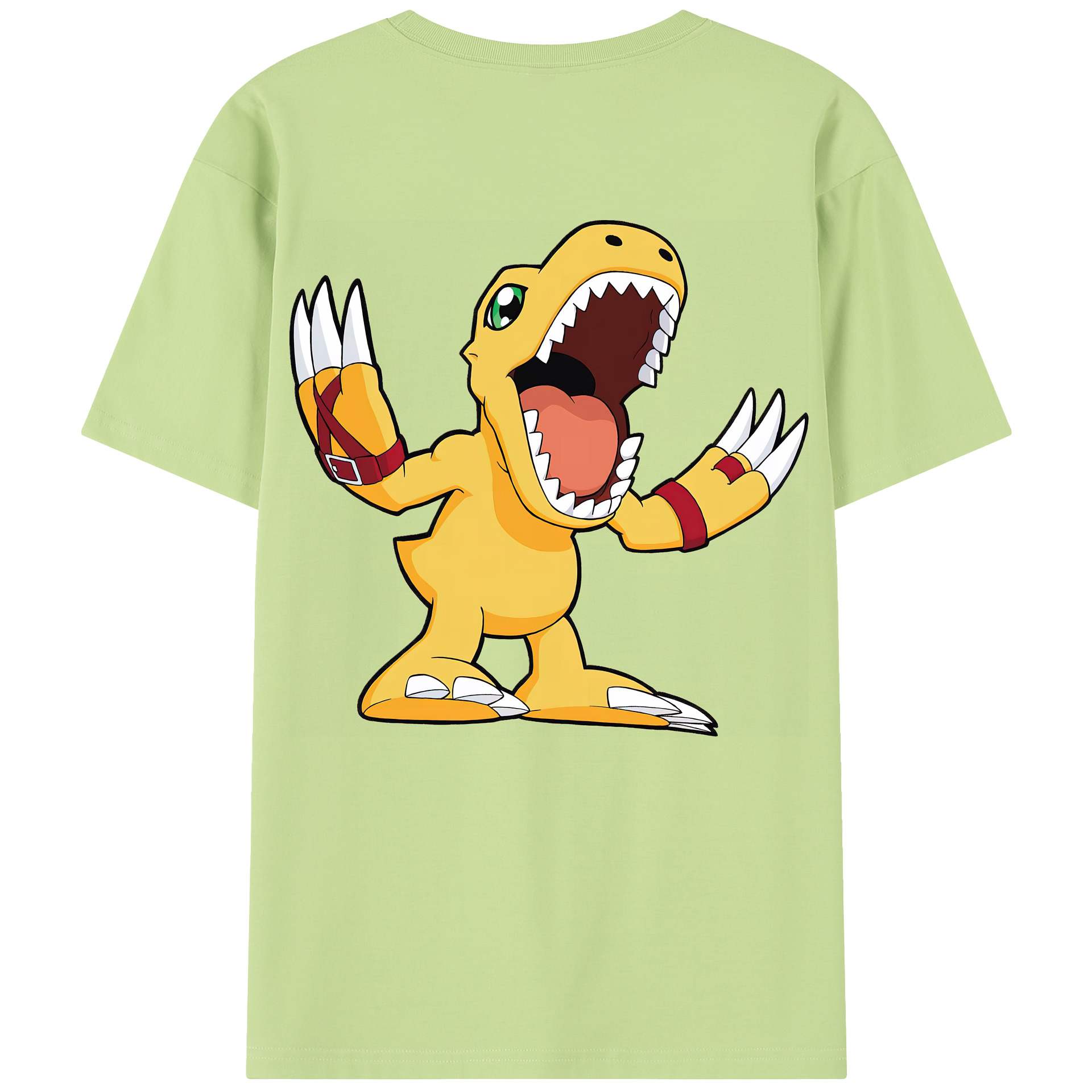（画像用） Digimon デジタルモンスター/デジモン 綿100％半袖Tシャツ（背面プリント）